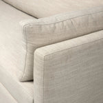 This cleverly designed sleeper sofa hides a Queen-sized sleeping surface within its modern silhouette. With a simple roll-out and counterbalanced mechanism, it effortlessly transforms into a bed, making it a space-saving solution with hidden functionality. Amethyst Home provides interior design, new home construction design consulting, vintage area rugs, and lighting in the Salt Lake City metro area.