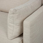 Featuring Lincoln Savoy Parchment Sofa by Four Hands at Amethyst Home. With its sleek profile and clean lines, this sofa is designed for effortless comfort and everyday lounging. Thin track arms and loose arm pillows bring a tailored, modern feel, while supportive cushions and S-spring suspension ensure it’s as inviting as it is versatile.Overall Dimensions: . Amethyst Home provides interior design, new home construction design consulting, vintage area rugs, and lighting in the Houston metro area.