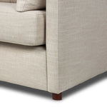 Featuring Lincoln Savoy Parchment Sofa by Four Hands at Amethyst Home. With its sleek profile and clean lines, this sofa is designed for effortless comfort and everyday lounging. Thin track arms and loose arm pillows bring a tailored, modern feel, while supportive cushions and S-spring suspension ensure it’s as inviting as it is versatile.Overall Dimensio. Amethyst Home provides interior design, new home construction design consulting, vintage area rugs, and lighting in the Los Angeles metro area.