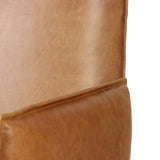 Featuring Lionel Chaps Saddle Desk Chair by Four Hands at Amethyst Home. Wrapped in buttery-soft tan top-grain leather, this structured, high-back chair is designed for comfort and style. Stainless steel casters and a 360-degree swivel for ease in the modern workspace.Overall Dimensions: 27.25"w x 29.00"d x 44.00"hWeight : 38.43 lbsMaterials: Top Grain Le. Amethyst Home provides interior design, new home construction design consulting, vintage area rugs, and lighting in the Los Angeles metro area.
