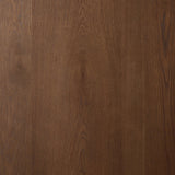Thick oak veneer and dark paper fiber pair to shape a softened rectangle coffee table, with beautiful natural movement on the sides.As enthusiasts of natural style at Amethyst, we love the designer inspired Lola Coffee Table - Chestnut Oak Veneer. This item pairs well with other brands such as Surya and is perfect for loft homes Amethyst Home provides interior design, new home construction design consulting, vintage area rugs, and lighting in the Dallas metro area.