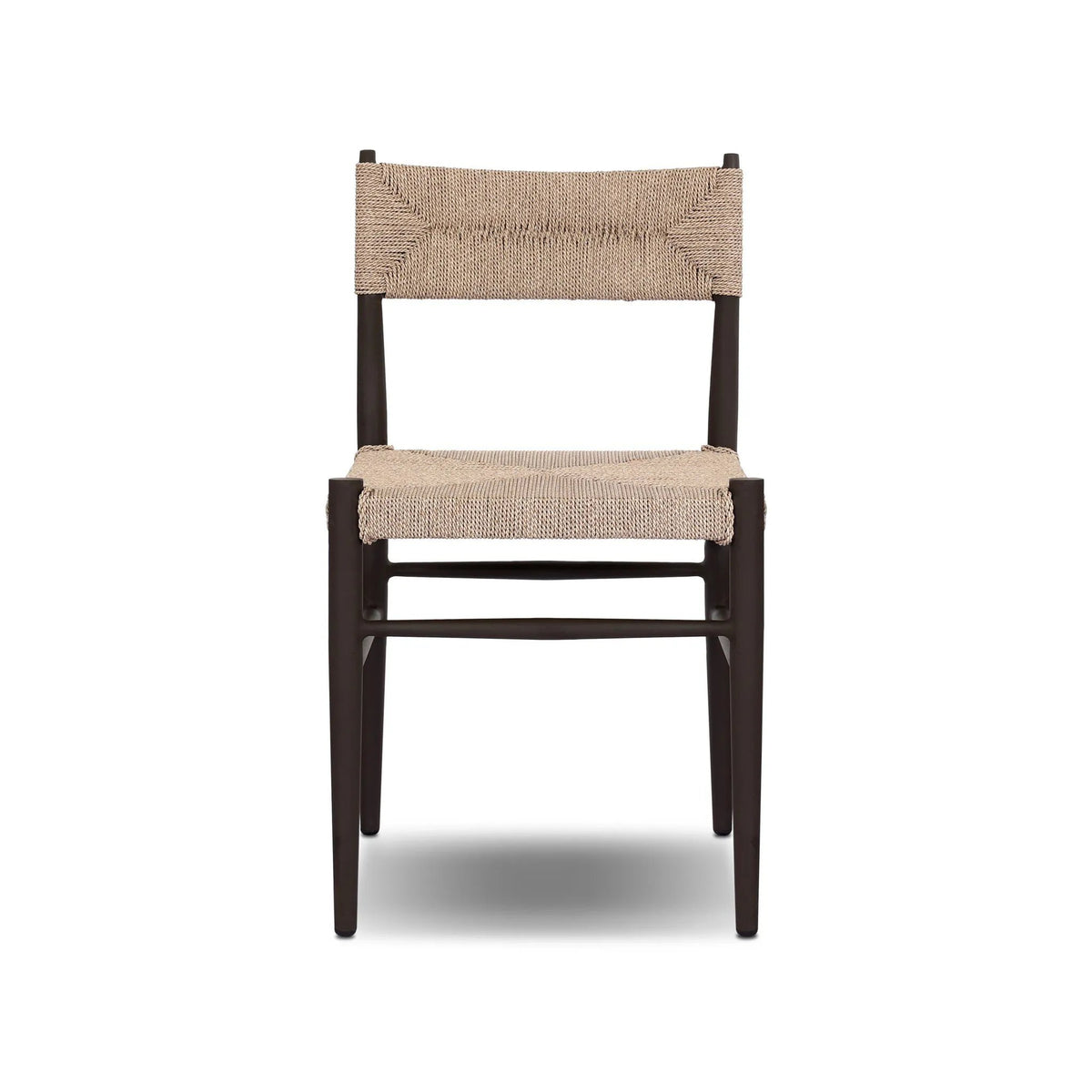 Lomas Textured Dune Outdoor Metal Dining Chair | ready to ship!
