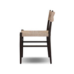 Featuring Lomas Textured Dune Outdoor Metal Dining Chair by Four Hands at Amethyst Home. Make a bold statement with contrasting materials. Slim, tapered metal frames this woven all-weather wicker outdoor dining chair. Cover or store indoors during inclement weather and when not in use. Overall Dimensions: 19.00"w x 23.00"d x 34.00"h. Amethyst Home provides interior design, new home construction design consulting, vintage area rugs, and lighting in the Newport Beach metro area.