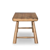 Featuring Lorik Caramel Rubberwood Desk by Four Hands at Amethyst Home. Wabi Sabi-inspired and designed with a clean, bold shape. This rustic desk features a modernized shape crafted from caramel-finished wood. Designed with cylindrical legs that are both angled and tapered for added movement. Built-in, hidden pencil drawers keep the focus on the natural graini. Amethyst Home provides interior design, new home construction design consulting, vintage area rugs, and lighting in the Miami metro area.