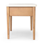 Featuring Lorna Amber Ash Veneer Desk by Four Hands at Amethyst Home. Set a light tone for your workspace with a material-driven desk of cream marble and amber ash. A clean, streamlined design with tapered cylinder legs and side drawers.Overall Dimensions: 70.00"w x 26.75"d x 30.00"hWeight : 208.33 lbsMaterials: Ash Veneer, Solid Ash, Solid Marble. Amethyst Home provides interior design, new home construction design consulting, vintage area rugs, and lighting in the Scottsdale metro area.