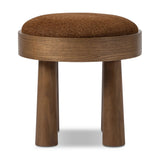 A simple, charming stool with an oak wood veneer finish and upholstered seat. Tapered legs add subtle character.As fans of luxe design at Amethyst, we love the designer inspired Louise Accent Stool - Crypton Wayfarer Sienna. This item pairs well with other brands such as Visual Comfort and is perfect for wabi sabi homes Amethyst Home provides interior design, new home construction design consulting, vintage area rugs, and lighting in the Houston metro area.