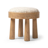 A simple, charming stool with natural oak wood veneer finish and textured neutral fabric seat. Tapered legs add subtle character.As enthusiasts of organic modern design at Amethyst, we love the nature inspired Louise Accent Stool - Ostend Natural. This item pairs well with other brands such as Visual Comfort and is perfect for loft homes Amethyst Home provides interior design, new home construction design consulting, vintage area rugs, and lighting in the Laguna Beach metro area.