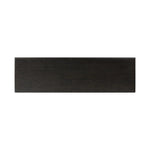 A cleanly shaped six-drawer dresser is crafted from smoked black oak, highlighting the wood's natural grain. Roomy drawers offer plenty of space for bedroom storage, while the slim, tapered legs give the piece a subtle lift, creating a grounded look Amethyst Home provides interior design, new home construction design consulting, vintage area rugs, and lighting in the Alpharetta metro area.