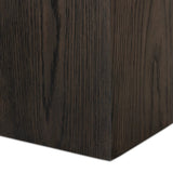 Mixed materials and a contoured design fuse for a shapely console table that works in a wide range of spaces. Mirrored oak legs form a unique curved base to support a demilune iron top with a burnished coffee finish. Thoughtfully sized for smaller spaces Amethyst Home provides interior design, new home construction design consulting, vintage area rugs, and lighting in the Kansas City metro area.