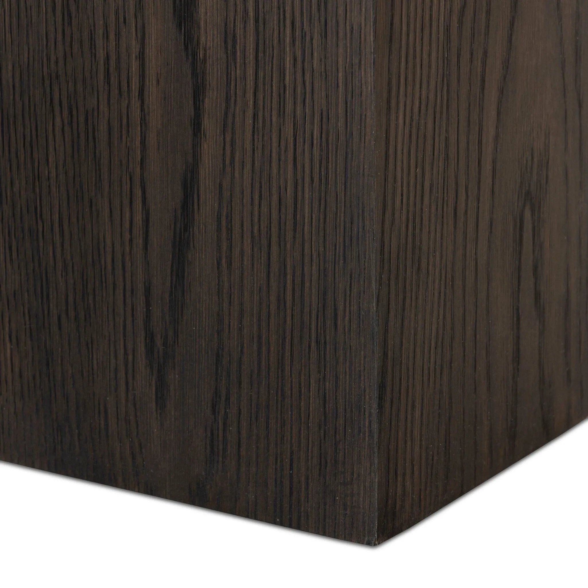 Mixed materials and a contoured design fuse for a shapely console table that works in a wide range of spaces. Mirrored oak legs form a unique curved base to support a demilune iron top with a burnished coffee finish. Thoughtfully sized for smaller spaces Amethyst Home provides interior design, new home construction design consulting, vintage area rugs, and lighting in the Kansas City metro area.