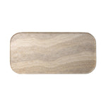 Simple shaping gets an elevated update with a classic plinth base mirrored in a lip detail around the tabletop. The rounded corners of this outdoor coffee table showcase textured sandy grey concrete, designed to mimic the detail found in natural stone. Cover or store indoors during inclement weather and when not in use. Amethyst Home provides interior design, new home construction design consulting, vintage area rugs, and lighting in the Nashville metro area.