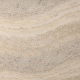 Simple shaping gets an elevated update with a classic plinth base mirrored in a lip detail around the tabletop. The rounded corners of this outdoor end table showcase textured sandy grey concrete, designed to mimic the detail found in natural stone. Cover or store indoors during inclement weather and when not in use. Amethyst Home provides interior design, new home construction design consulting, vintage area rugs, and lighting in the Des Moines metro area.