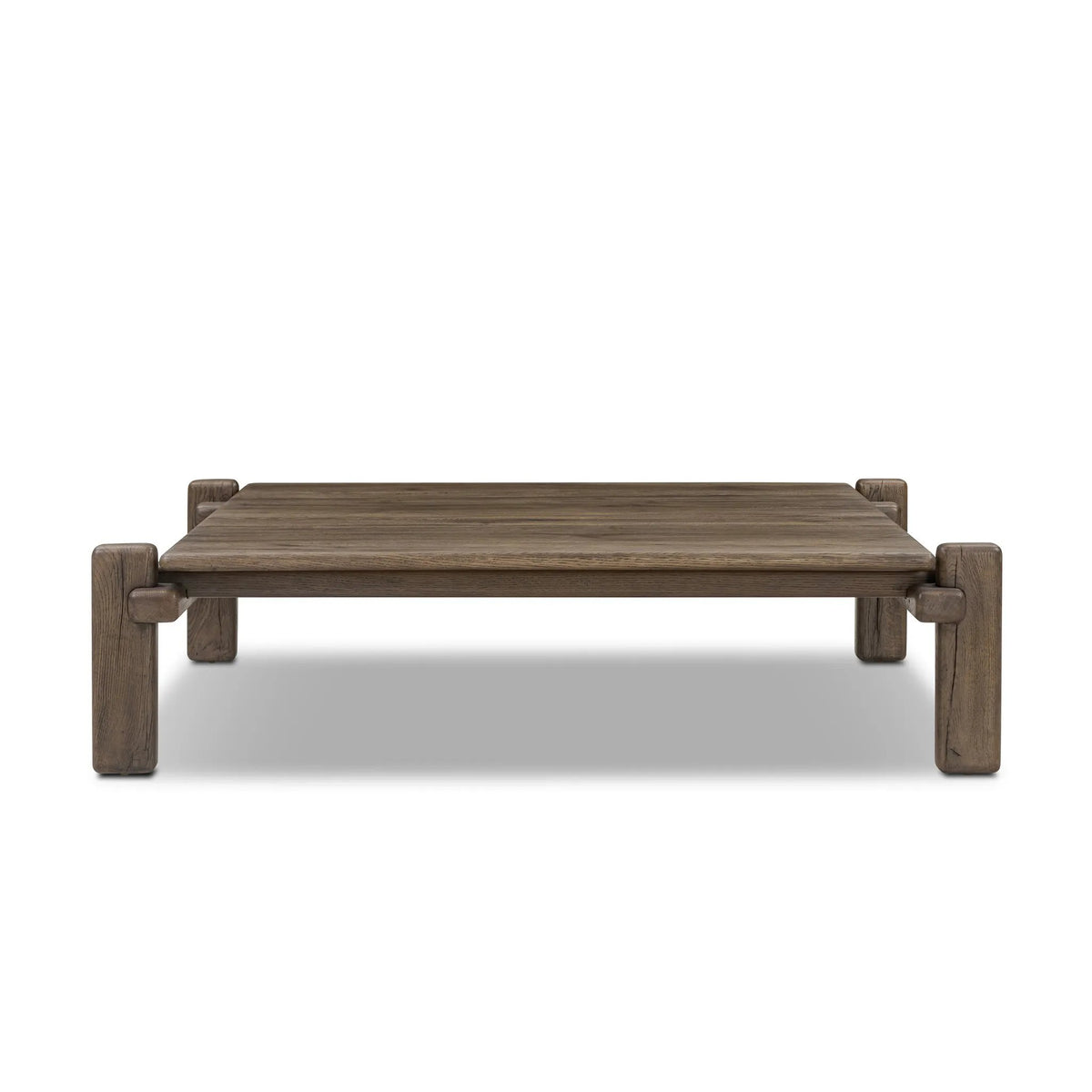 Marcia Grey Reclaimed French Oak Square Coffee Table | ready to ship!
