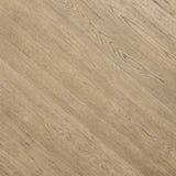 Play up proportions. Large, shapely legs support a rounded tabletop of worn oak, for a global, organic look and handcrafted feel Amethyst Home provides interior design, new home construction design consulting, vintage area rugs, and lighting in the Boston metro area.