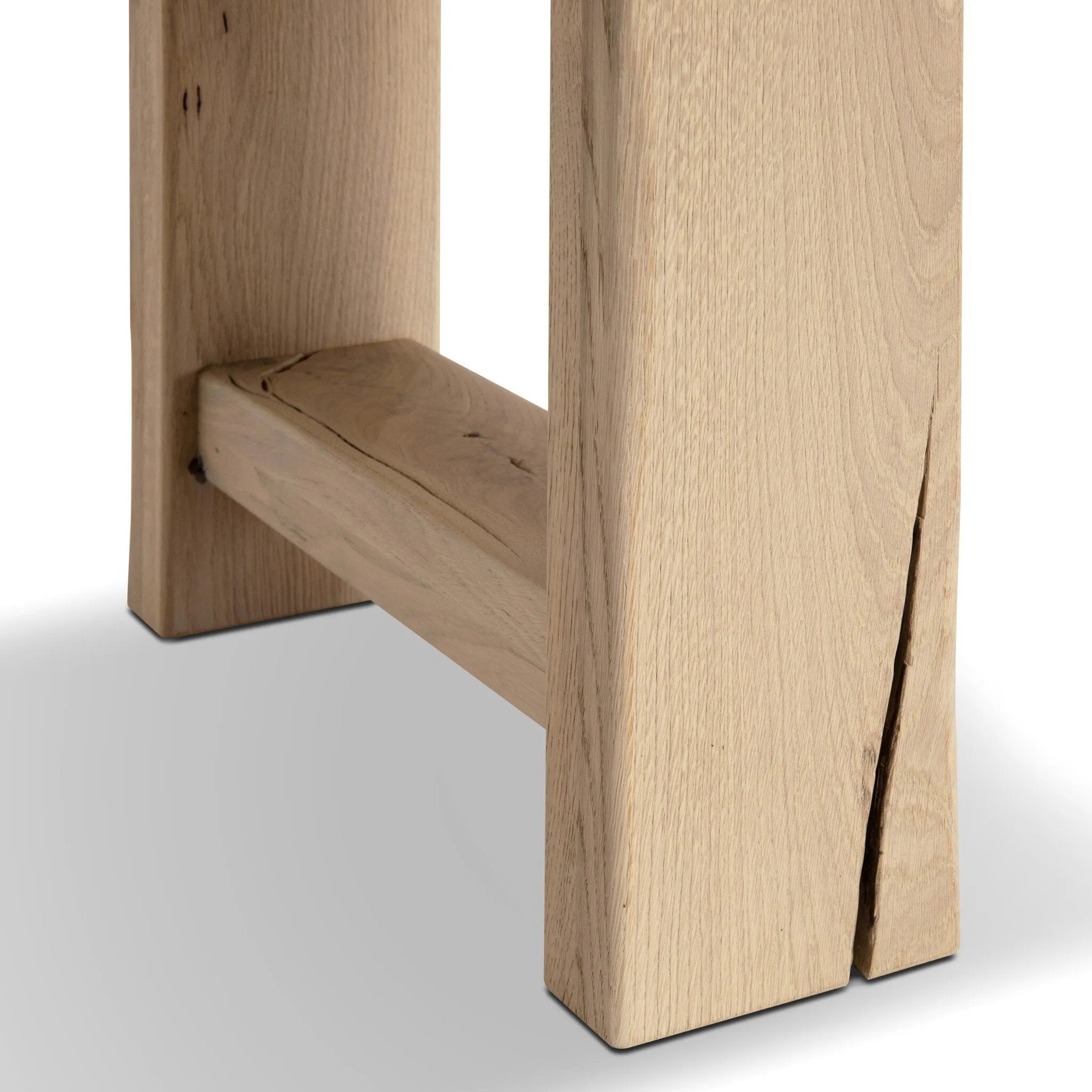 Bleached oak shapes a simple, open-style console table, with through-tenon joints for an updated farmhouse look.As enthusiasts of clean design at Amethyst, we love the warm modern inspired Matei Console Table - Bleached Oak. This item pairs well with other brands such as Surya and is perfect for eclectic homes Amethyst Home provides interior design, new home construction design consulting, vintage area rugs, and lighting in the Calabasas metro area.