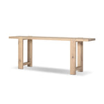 Bleached oak shapes a simple, open-style console table, with through-tenon joints for an updated farmhouse look.As enthusiasts of clean design at Amethyst, we love the warm modern inspired Matei Console Table - Bleached Oak. This item pairs well with other brands such as Surya and is perfect for eclectic homes Amethyst Home provides interior design, new home construction design consulting, vintage area rugs, and lighting in the Houston metro area.