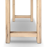 Bleached oak shapes a simple, open-style console table, with through-tenon joints for an updated farmhouse look.As enthusiasts of clean design at Amethyst, we love the warm modern inspired Matei Console Table - Bleached Oak. This item pairs well with other brands such as Surya and is perfect for eclectic homes Amethyst Home provides interior design, new home construction design consulting, vintage area rugs, and lighting in the Laguna Beach metro area.