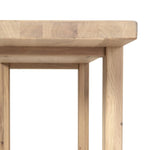 Bleached oak shapes a simple, open-style console table, with through-tenon joints for an updated farmhouse look.As enthusiasts of clean design at Amethyst, we love the warm modern inspired Matei Console Table - Bleached Oak. This item pairs well with other brands such as Surya and is perfect for eclectic homes Amethyst Home provides interior design, new home construction design consulting, vintage area rugs, and lighting in the Nashville metro area.