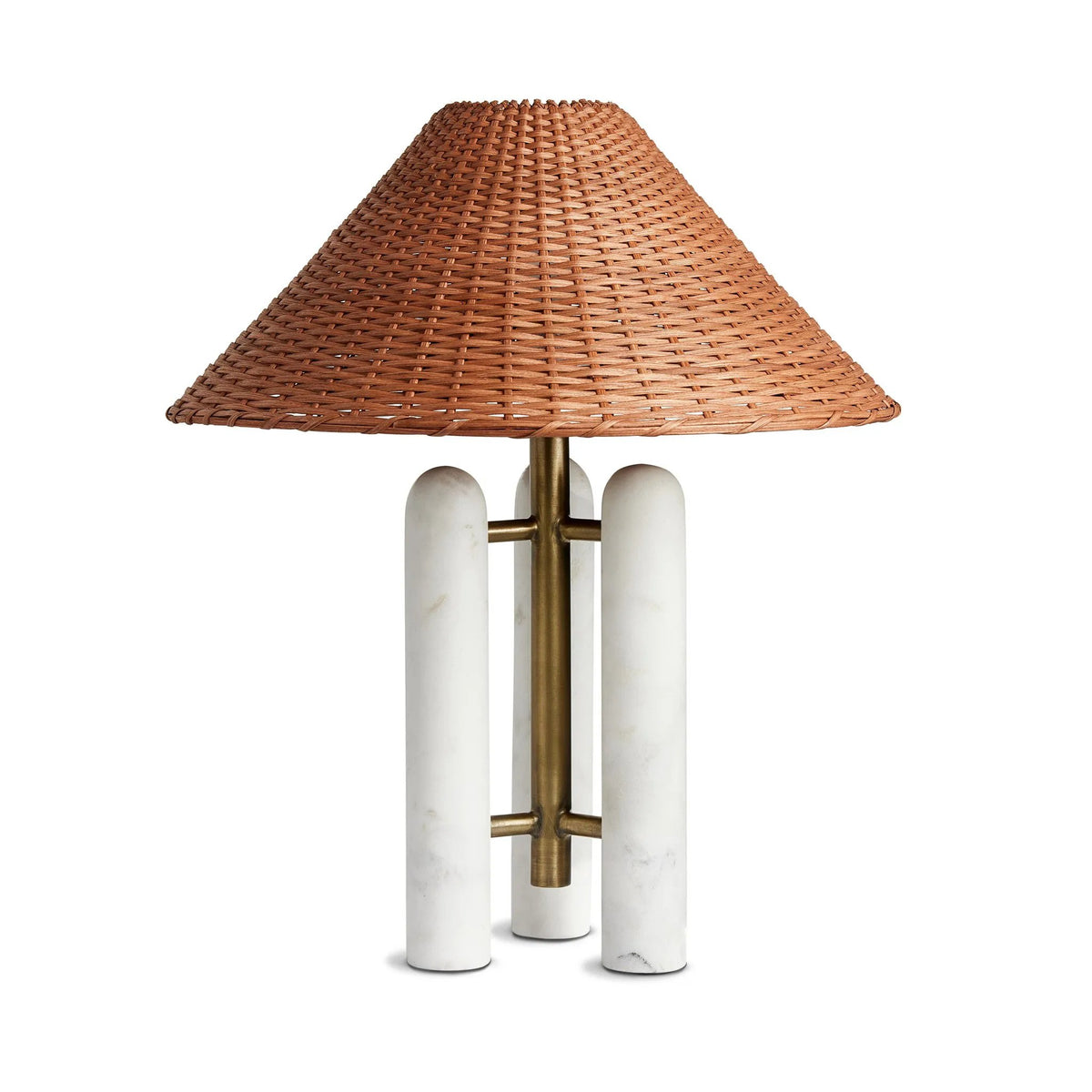 Medici Charcoal / White Marble Table Lamp | ready to ship!