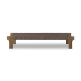Featuring Moxie Stained Toasted Brown Outdoor Coffee Table by Four Hands at Amethyst Home. Create an outdoor space that transports you to far corners of the globe. Inspired by traditional designs found throughout Indonesia, this outdoor bench features a beautifully crafted frame made of FSC-certified solid teak with pull-through details and monochromatic w. Amethyst Home provides interior design, new home construction design consulting, vintage area rugs, and lighting in the Des Moines metro area.