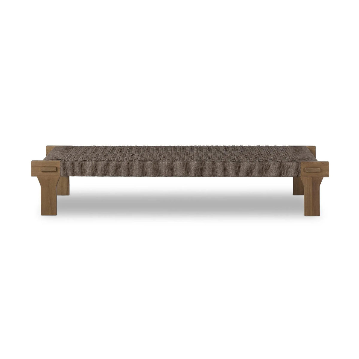 Moxie Stained Toasted Brown Outdoor Coffee Table | ready to ship!