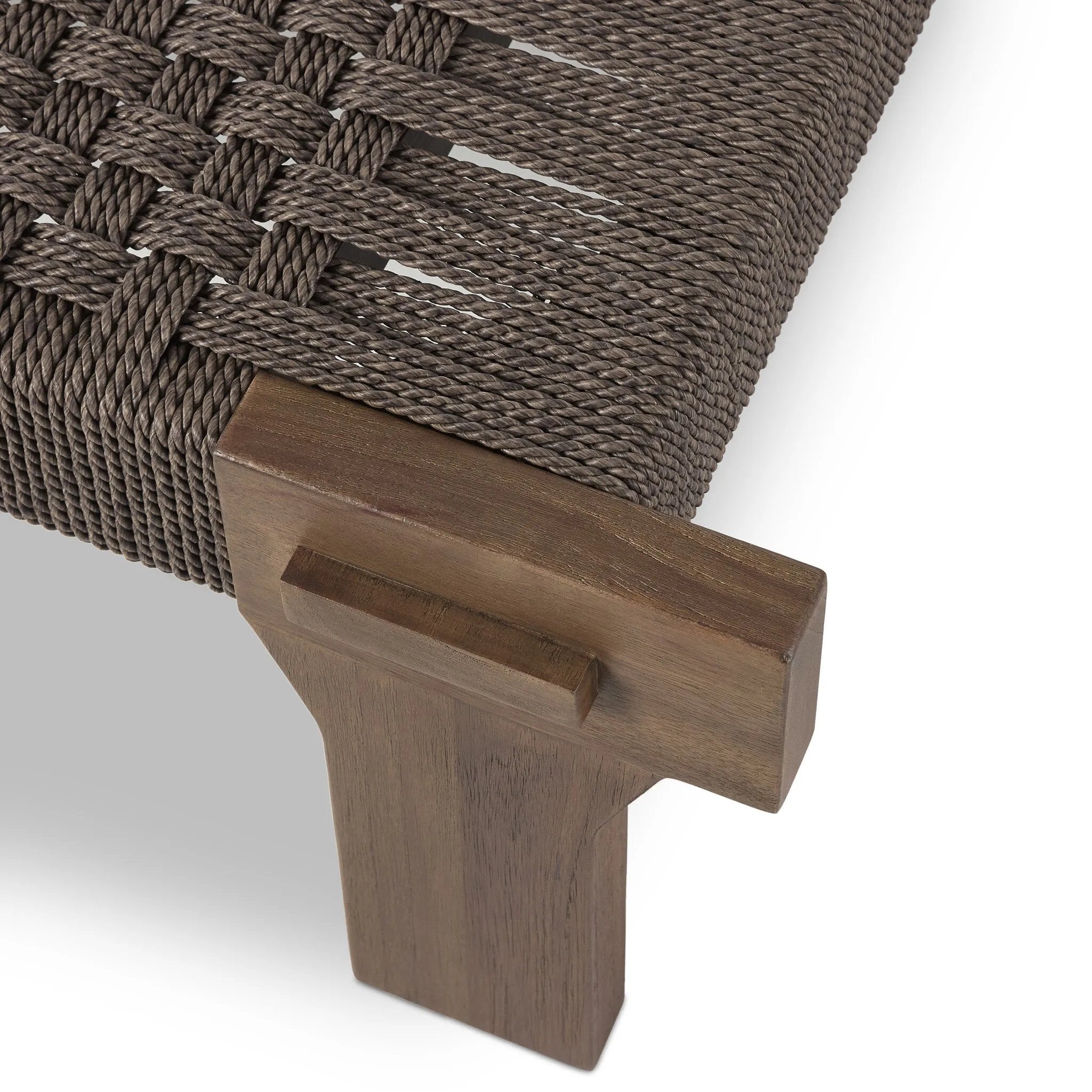 Featuring Moxie Stained Toasted Brown Outdoor Coffee Table by Four Hands at Amethyst Home. Create an outdoor space that transports you to far corners of the globe. Inspired by traditional designs found throughout Indonesia, this outdoor bench features a beautifully crafted frame made of FSC-certified solid teak with pull-through details and monochromatic wea. Amethyst Home provides interior design, new home construction design consulting, vintage area rugs, and lighting in the Portland metro area.