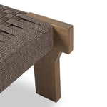 Featuring Moxie Stained Toasted Brown Outdoor Coffee Table by Four Hands at Amethyst Home. Create an outdoor space that transports you to far corners of the globe. Inspired by traditional designs found throughout Indonesia, this outdoor bench features a beautifully crafted frame made of FSC-certified solid teak with pull-through details and monochromatic w. Amethyst Home provides interior design, new home construction design consulting, vintage area rugs, and lighting in the Scottsdale metro area.