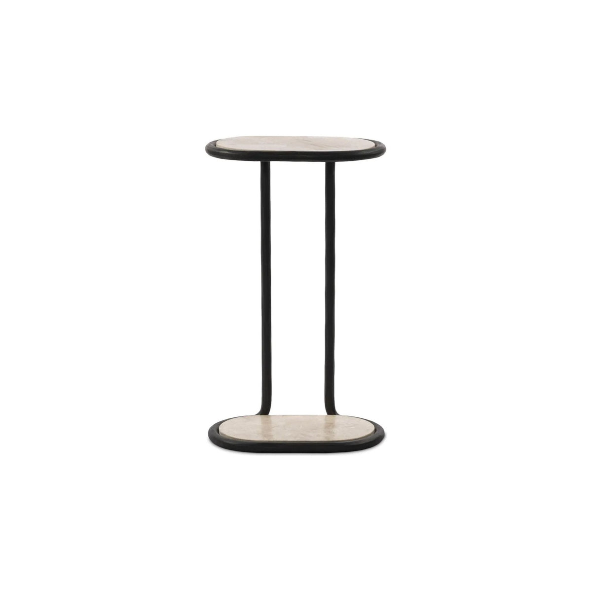 Niccola Hammered Gunmetal End Table | shipping 10/07/2025