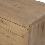 Customization and functionality fuse in a rotating desk of aged smoked oak. With plenty of storage space by way of drawers and cabinetry, a unique L shape and 360-degree mobility offer several orientation options, to comfortably suit a wide range of spaces Amethyst Home provides interior design, new home construction design consulting, vintage area rugs, and lighting in the Nashville metro area.