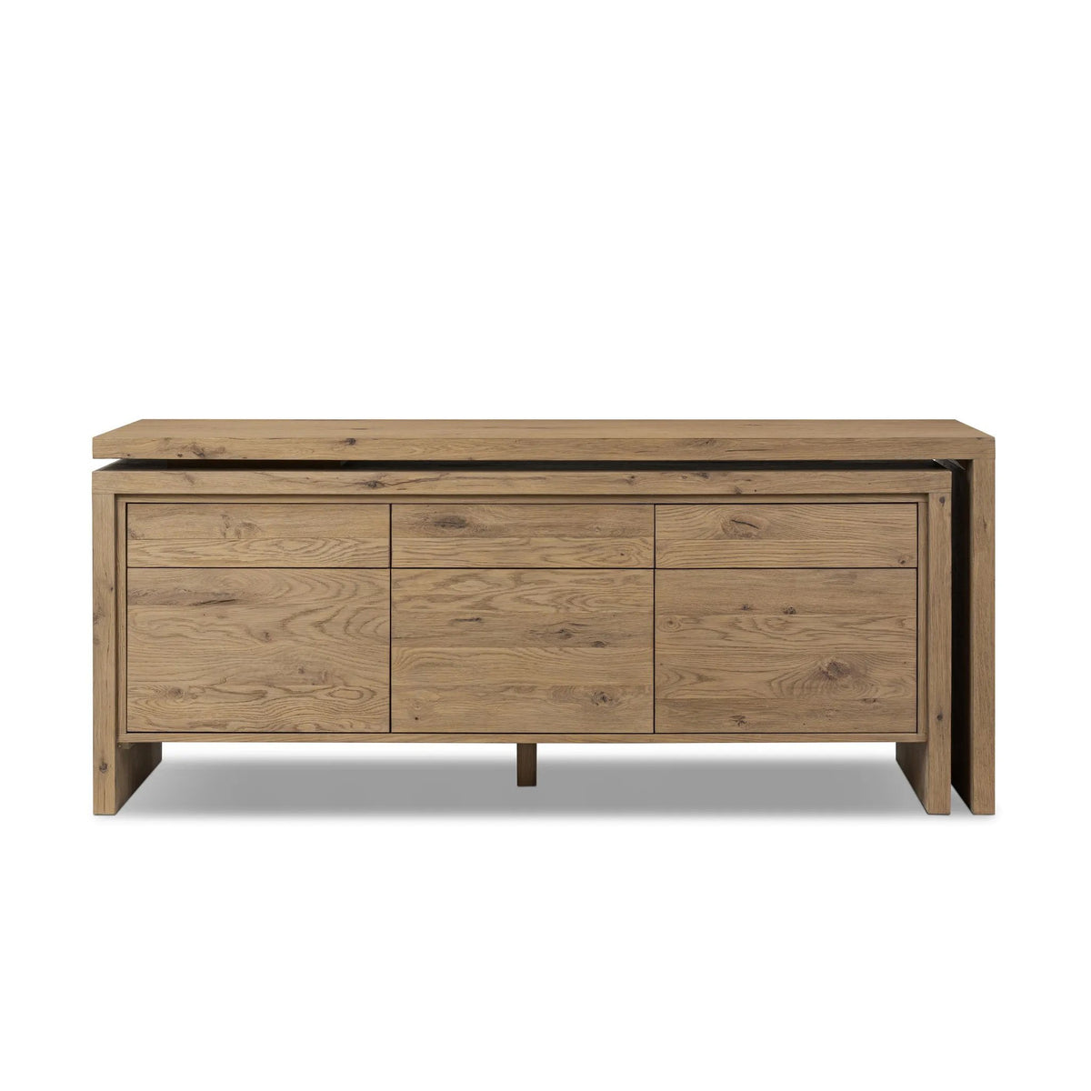 Noah Aged Smoked Oak Resawn Rotating Desk | shipping 12/10/2025
