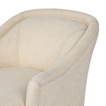 With elements of past eras at play, this updated Deco chaise features a rounded back, sloped arms and a dramatic channel. The iron base and tapered legs support the cushiony seating — built with spring suspensions for long-lasting comfort. Amethyst Home provides interior design, new home construction design consulting, vintage area rugs, and lighting in the Portland metro area.