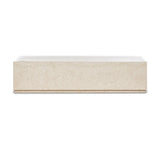 Featuring Oakland Cream Marble Outdoor Rectangular Coffee Table by Four Hands at Amethyst Home. Enhance your outdoor space with the Oakland Cream Marble Rectangular Coffee Table. Made from high-quality cream marble, this coffee table adds a touch of elegance to any setting. Its sturdy design and durable construction make it perfect for outdoor use, while it. Amethyst Home provides interior design, new home construction design consulting, vintage area rugs, and lighting in the Calabasas metro area.