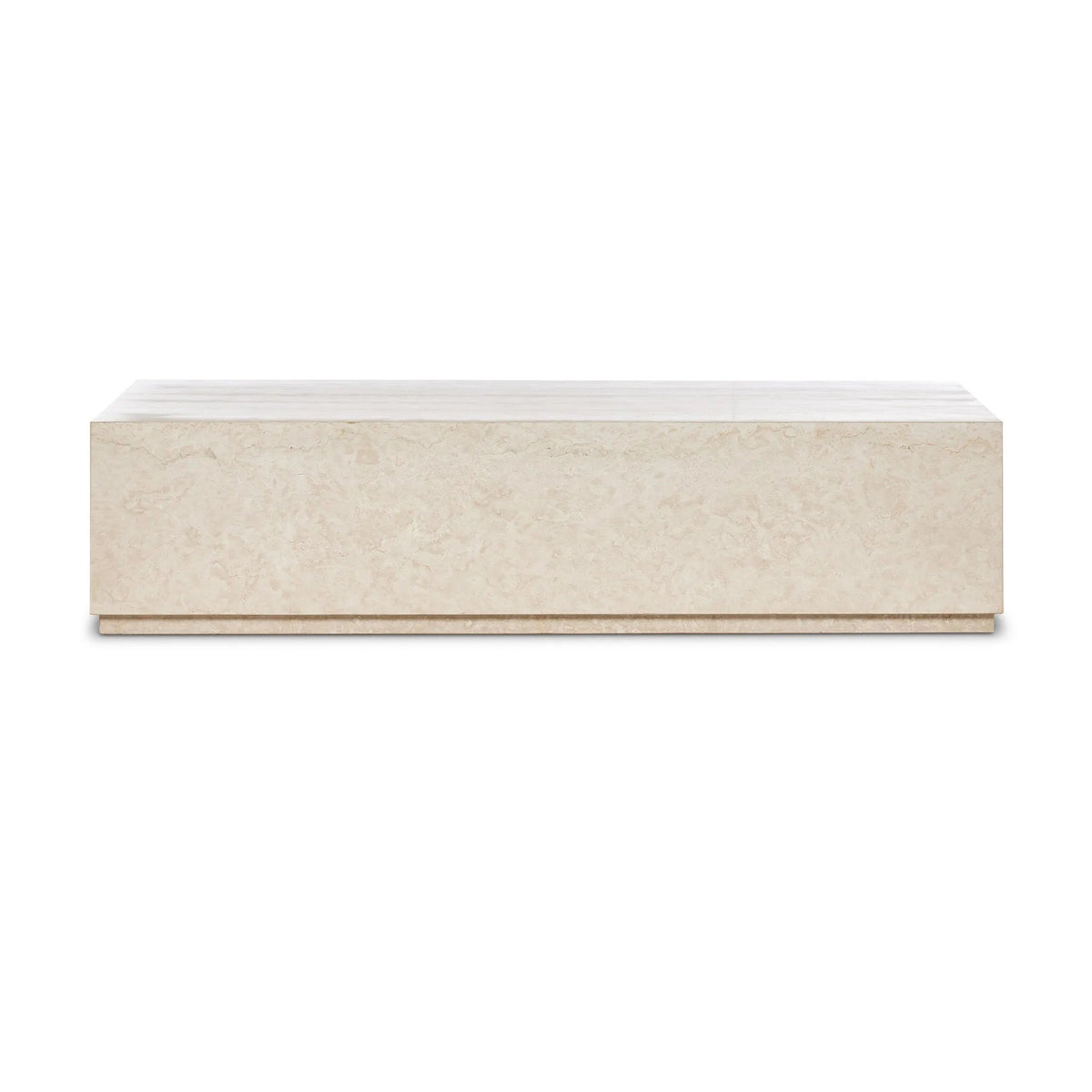 Oakland Cream Marble Outdoor Rectangular Coffee Table | ready to ship!