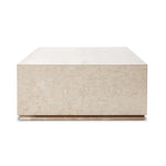 Featuring Oakland Cream Marble Outdoor Rectangular Coffee Table by Four Hands at Amethyst Home. Enhance your outdoor space with the Oakland Cream Marble Rectangular Coffee Table. Made from high-quality cream marble, this coffee table adds a touch of elegance to any setting. Its sturdy design and durable construction make it perfect for outdoor use, while i. Amethyst Home provides interior design, new home construction design consulting, vintage area rugs, and lighting in the Des Moines metro area.