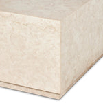 Featuring Oakland Cream Marble Outdoor Rectangular Coffee Table by Four Hands at Amethyst Home. Enhance your outdoor space with the Oakland Cream Marble Rectangular Coffee Table. Made from high-quality cream marble, this coffee table adds a touch of elegance to any setting. Its sturdy design and durable construction make it perfect for outdoor use, whi. Amethyst Home provides interior design, new home construction design consulting, vintage area rugs, and lighting in the Salt Lake City metro area.