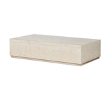 Featuring Oakland Cream Marble Outdoor Rectangular Coffee Table by Four Hands at Amethyst Home. Enhance your outdoor space with the Oakland Cream Marble Rectangular Coffee Table. Made from high-quality cream marble, this coffee table adds a touch of elegance to any setting. Its sturdy design and durable construction make it perfect for outdoor use, whil. Amethyst Home provides interior design, new home construction design consulting, vintage area rugs, and lighting in the Winter Garden metro area.