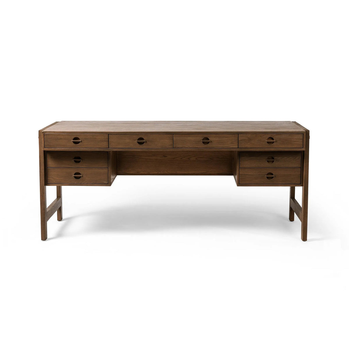 Oakley Dark Toasted Oak Desk | ready to ship!