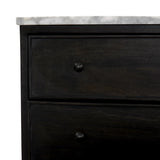 Featuring Odette White Statuario Marble Nightstand by Four Hands at Amethyst Home. Experience luxury and elegance with our Odette White Statuario Marble Nightstand. Made from premium marble, this stunning piece adds a touch of sophistication to any bedroom. Organize your essentials with the included nightstand, while also elevating your space with its intric. Amethyst Home provides interior design, new home construction design consulting, vintage area rugs, and lighting in the Monterey metro area.