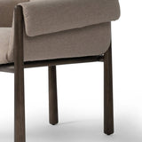 Featuring Olia Alcala Taupe Dining Chair by Four Hands at Amethyst Home. Expertly crafted, the Olia Alcala Taupe Dining Chair is a stylish and comfortable addition to any dining space. Made with high-quality materials, it features a sleek design and sturdy construction. Elevate your dining experience with this versatile and timeless piece. 
Overall Dimension. Amethyst Home provides interior design, new home construction design consulting, vintage area rugs, and lighting in the Portland metro area.