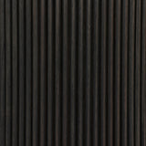 An artisanal take on texture. Made from black-finished mindi with a plinth-style base, a reeding pattern is carved around the entirety of this coffee table table for a fresh, approachable look.As fans of clean style at Amethyst, we love the nature inspired Ona Coffee Table - Smoked Black Mindi - Smoked Black Mindi Veneer. Amethyst Home provides interior design, new home construction design consulting, vintage area rugs, and lighting in the Winter Garden metro area.
