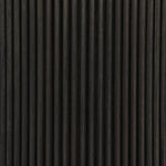 An artisanal take on texture. Made from black-finished mindi wood with a plinth-style base, a reeding pattern is carved around the entirety of this versatile end table for a fresh, approachable look.As lovers of luxe aesthetics at Amethyst, we love the optimistic inspired Ona End Table - Smoked Black Mindi Veneer. Amethyst Home provides interior design, new home construction design consulting, vintage area rugs, and lighting in the Calabasas metro area.