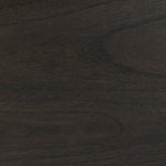 An artisanal take on texture. Made from black-finished mindi wood with a plinth-style base, a reeding pattern is carved around the entirety of this versatile end table for a fresh, approachable look.As lovers of luxe aesthetics at Amethyst, we love the optimistic inspired Ona End Table - Smoked Black Mindi Veneer. Amethyst Home provides interior design, new home construction design consulting, vintage area rugs, and lighting in the Nashville metro area.