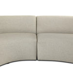 Bring a hint of old-Hollywood glamour outdoors with this soft, sculptural sectional. Plush cushioning all around is upholstered in UV-resistant, water-repellent, quick-drying fabric. Cover or store inside during inclement weather and when not in use. Amethyst Home provides interior design, new home construction design consulting, vintage area rugs, and lighting in the Monterey metro area.