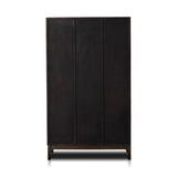 Featuring Ophelia Aged Brown Armoire by Four Hands at Amethyst Home. Make space for style. A large, storage-minded armoire is made from solid mango and finished in an aged brown, reminiscent of European antiques. Interior iron rod for hanging garments plus roomy drawers for out-of-sight storage. This item has been modified to comply with the STURDY Act. See . Amethyst Home provides interior design, new home construction design consulting, vintage area rugs, and lighting in the Monterey metro area.
