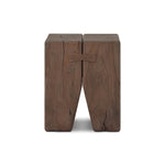 Boldly proportioned, four tiered pillar-style unite with butterfly joints to craft this outdoor end table of solid FSC®-certified teak. Simple design lets the material shine. Cover or store indoors when not in use or during inclement weather Amethyst Home provides interior design, new home construction design consulting, vintage area rugs, and lighting in the Alpharetta metro area.