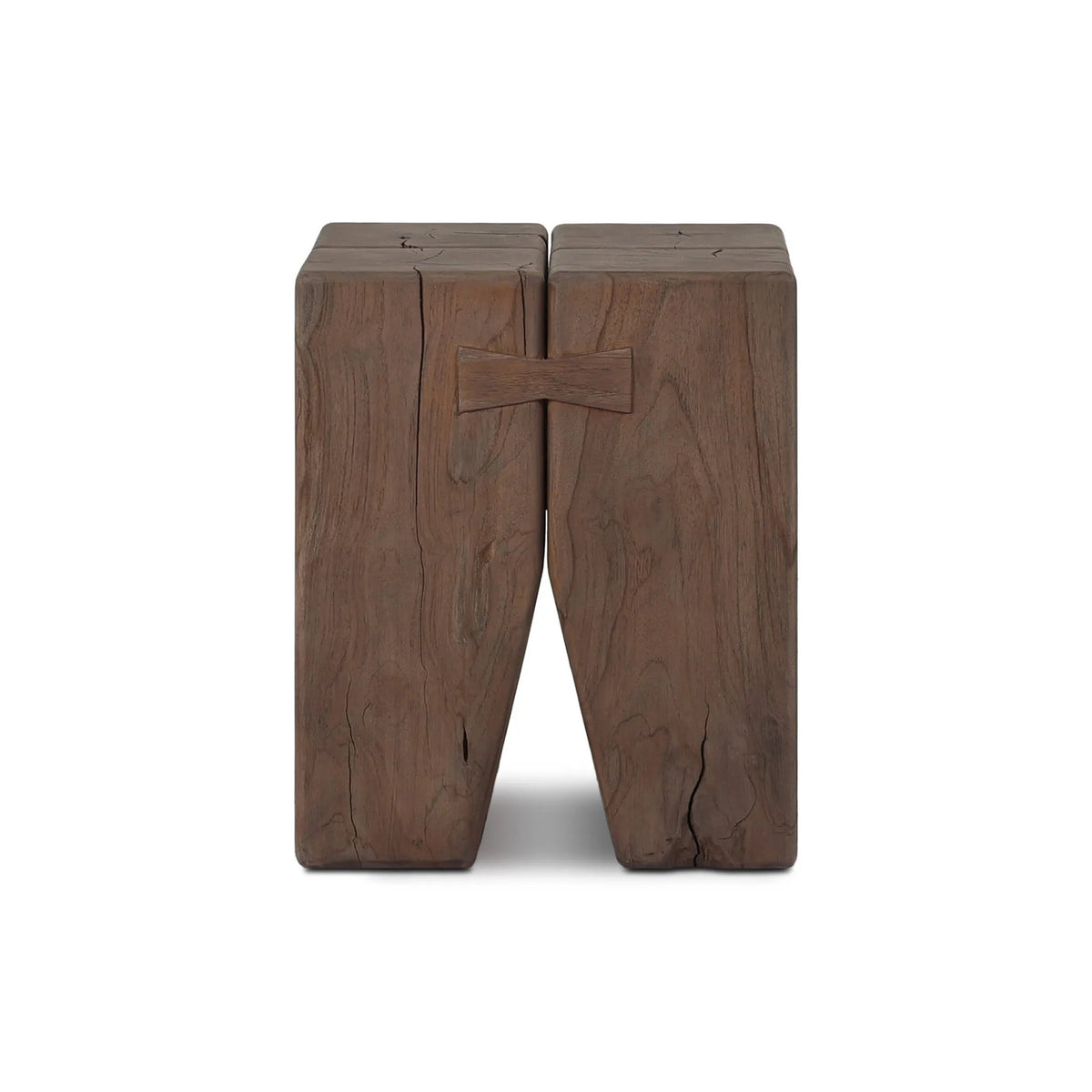Oshan Stained Toasted Brown Outdoor End Table | ready to ship!