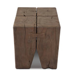 Boldly proportioned, four tiered pillar-style unite with butterfly joints to craft this outdoor end table of solid FSC®-certified teak. Simple design lets the material shine. Cover or store indoors when not in use or during inclement weather Amethyst Home provides interior design, new home construction design consulting, vintage area rugs, and lighting in the Monterey metro area.