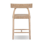 The classic wishbone chair gets a textural refresh. Smoked solid sungkai shapes a slim barrel back stool, pairing with a woven seat and back of natural sugar palm.As enthusiasts of organic modern aesthetics at Amethyst, we love the optimistic inspired Pampa Counter Stool - None - Smoked Natural Sungkai. Amethyst Home provides interior design, new home construction design consulting, vintage area rugs, and lighting in the Kansas City metro area.
