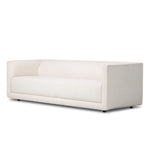 Featuring Phillip Crypton Nomad Snow Sofa by Four Hands at Amethyst Home. Style meets substance in this olive cotton-blend sofa. Blind stitching along the seat and back cushions create a polished complement to the heritage frame. The slight pronounced seat cushion creates an illusion of being loose, but is actually a fixed cushion with expert tailoring. A p. Amethyst Home provides interior design, new home construction design consulting, vintage area rugs, and lighting in the Charlotte metro area.