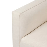 Featuring Phillip Crypton Nomad Snow Swivel Chair by Four Hands at Amethyst Home. Style meets substance in this olive cotton-blend swivel chair. Blind stitching along the seat and back cushions create a polished complement to the heritage frame. The slight pronounced seat cushion creates an illusion of being loose, but is actually a fixed cushion with exp. Amethyst Home provides interior design, new home construction design consulting, vintage area rugs, and lighting in the Los Angeles metro area.
